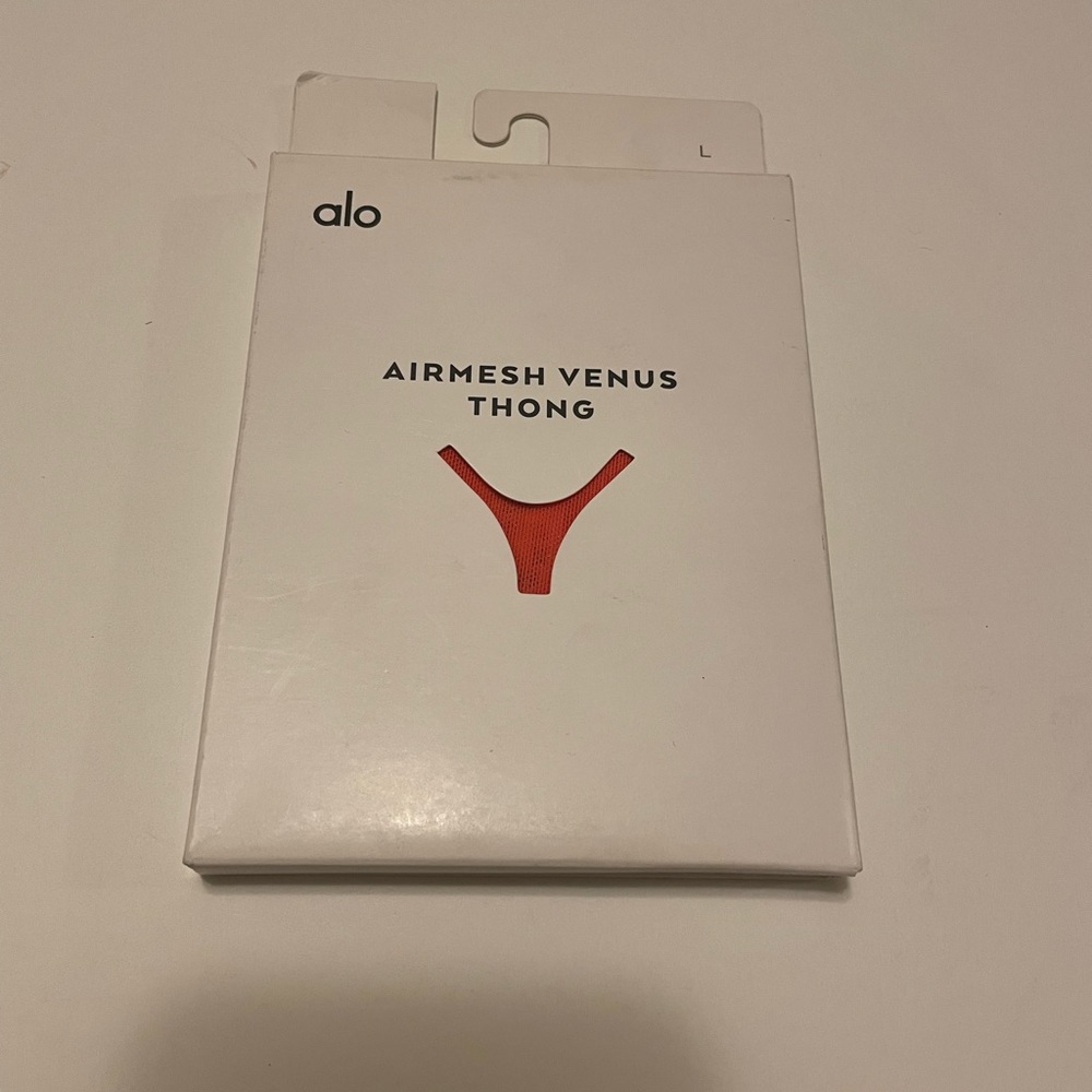 Alo Airmesh Venus Thong - Red (Large)